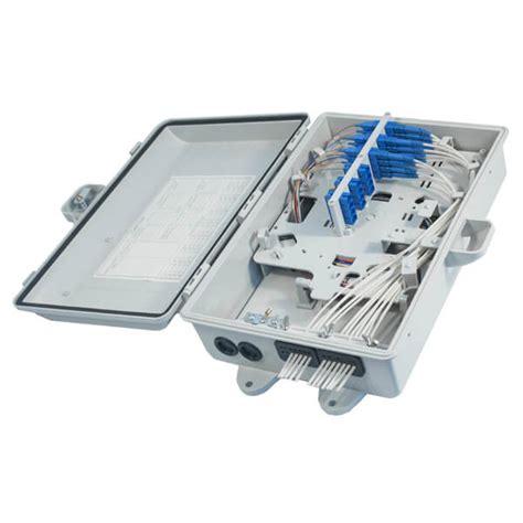 24 port wall mount fiber junction box|24 port wall mounted fiber box.